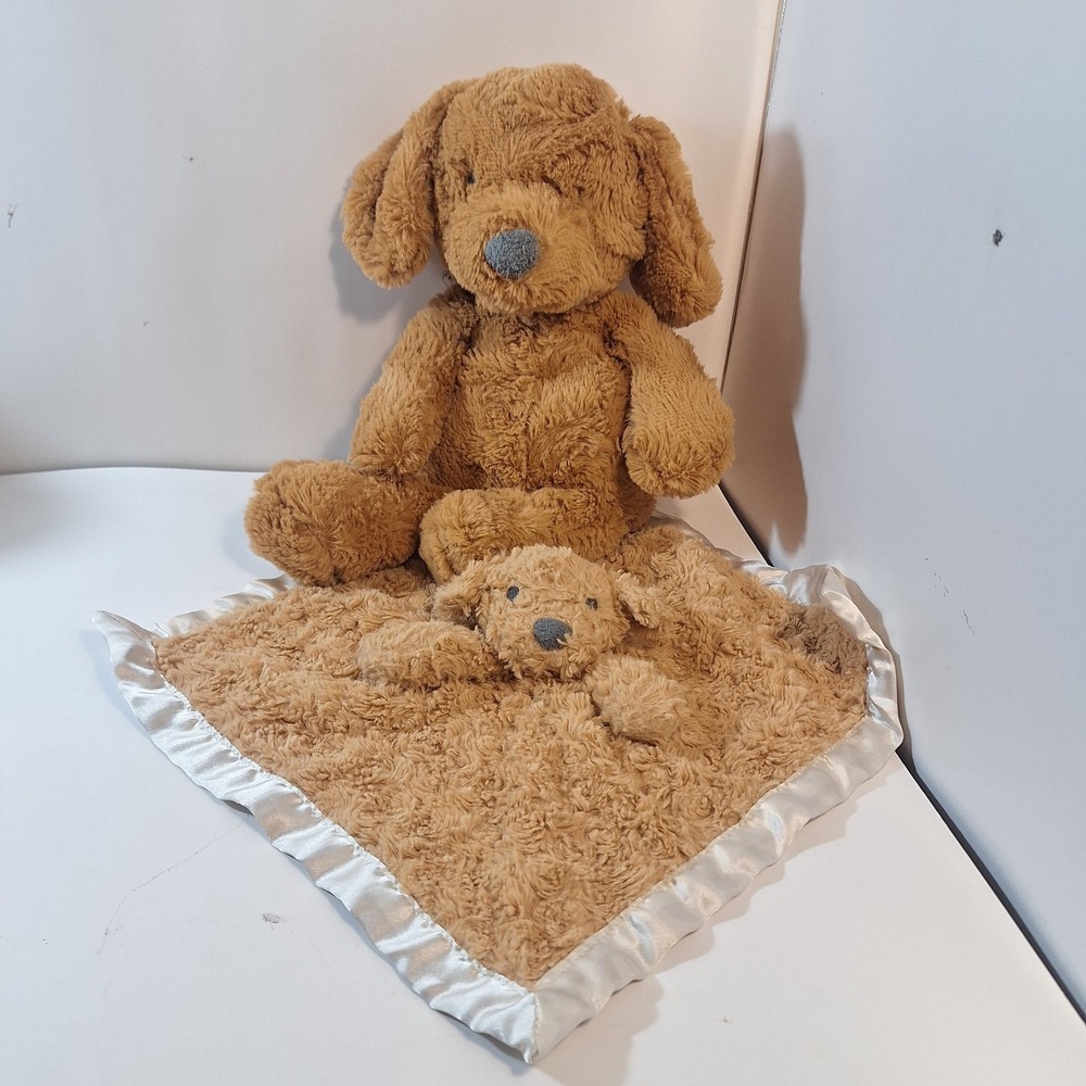 Cloud Island Puppy Dog Lovey Security Blanket & Dog Plush 14"